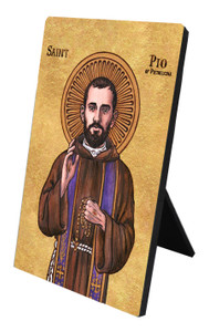 Theophilia St. Pio of Pietrelcina Desk Plaque Theophilia St. Pio of Pietrelcina Desk Plaque