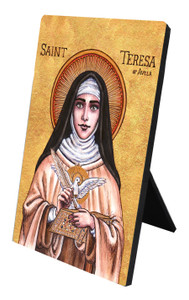 Theophilia St. Teresa of Avila Desk Plaque Theophilia St. Teresa of Avila Desk Plaque