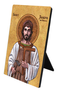 Theophilia St. Joseph the Worker Desk Plaque Theophilia St. Joseph the Worker Desk Plaque