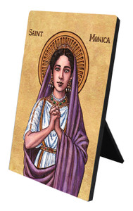 Theophilia St. Monica Desk Plaque Theophilia St. Monica Desk Plaque