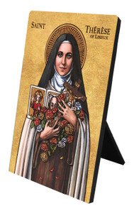 Theophilia St. Therese of Lisieux Desk Plaque Theophilia St. Therese of Lisieux Desk Plaque