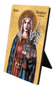 Theophilia St. Isabelle Desk Plaque Theophilia St. Isabelle Desk Plaque