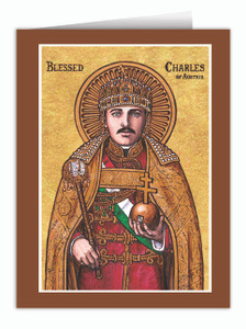 Theophilia Blessed Charles Austria Note Card Theophilia Blessed Charles Austria Note Card