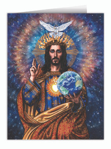 Theophilia Jesus Christ Seat of Wisdom Note Card Theophilia Jesus Christ Seat of Wisdom Note Card