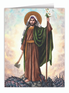 Theophilia St. Joseph Terror of Demons Note Card Theophilia St. Joseph Terror of Demons Note Card