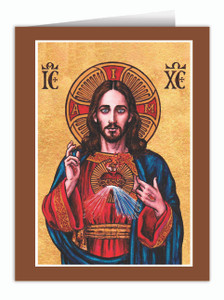 Theophilia Sacred Heart of Jesus Note Card