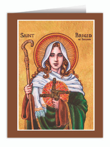 Theophilia St. Brigid of Ireland Note Card Theophilia St. Brigid of Ireland Note Card