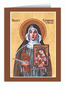Theophilia St. Catherine of Bologna Note Card