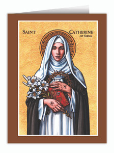 Theophilia St. Catherine of Siena Note Card Theophilia St. Catherine of Siena Note Card