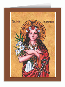 Theophilia St. Philomena Note Card Theophilia St. Philomena Note Card