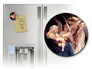Song of the Angels Round Magnet