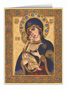 Theophilia Theotokos of Vladimir Note Card Theophilia Theotokos of Vladimir Note Card