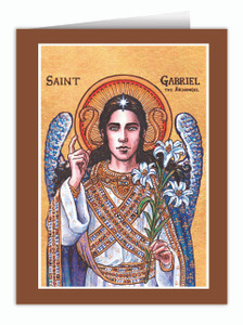 Theophilia St. Gabriel Archangel Note Card Theophilia St. Gabriel Archangel Note Card