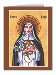 Theophilia St. Rose of Lima Note Card Theophilia St. Rose of Lima Note Card