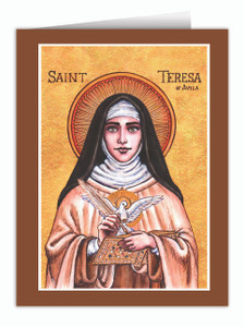 Theophilia St. Teresa of Avila Note Card