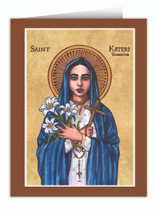 Theophilia St. Kateri Note Card Theophilia St. Kateri Note Card
