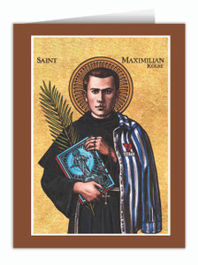Theophilia St. Maximilian Kolbe Note Card Theophilia St. Maximilian Kolbe Note Card