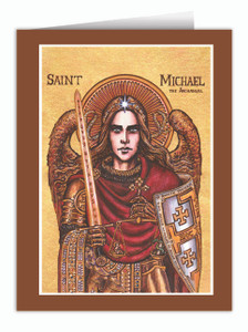 Theophilia St. Michael the Archangel Defender Note Card Theophilia St. Michael the Archangel Defender Note Card