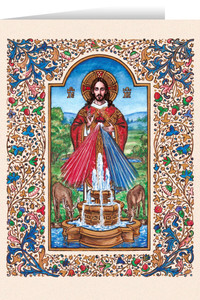 Theophilia Christ Fount of Life Greeting Card Theophilia Christ Fount of Life Greeting Card