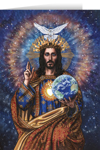 Theophilia Jesus Christ Seat of Wisdom Greeting Card Theophilia Jesus Christ Seat of Wisdom Greeting Card