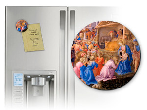 Adoration of the Magi Detail Round Magnet Adoration of the Magi Detail Round Magnet