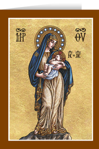 Theophilia Notre Bonne Mere Greeting Card Theophilia Notre Bonne Mere Greeting Card