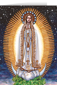 Theophilia Our Lady of Fatima Greeting Card Theophilia Our Lady of Fatima Greeting Card