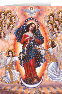 Theophilia Our Lady Undoer of Knots Greeting Card Theophilia Our Lady Undoer of Knots Greeting Card
