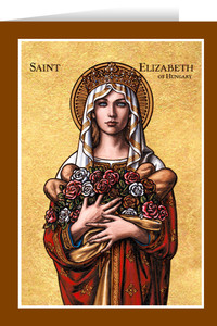 Theophilia St. Elizabeth of Hungary Greeting Card