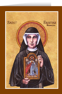 Theophilia St. Faustina Icon Greeting Card Theophilia St. Faustina Icon Greeting Card