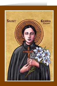 Theophilia St. Gemma Greeting Card