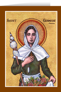 Theophilia St. Germaine Greeting Card Theophilia St. Germaine Greeting Card