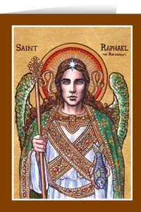 Theophilia St. Raphael Greeting Card Theophilia St. Raphael Greeting Card