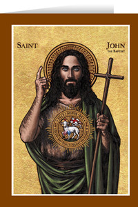 Theophilia St. John the Forerunner (Baptist) Greeting Card Theophilia St. John the Forerunner (Baptist) Greeting Card