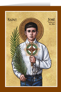 Theophilia St. José Sanchez del Río Greeting Card