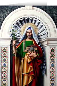 Theophilia St. Joseph Guardian of Church Greeting Card Theophilia St. Joseph Guardian of Church Greeting Card