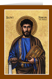 Theophilia St. Simon Greeting Card Theophilia St. Simon Greeting Card