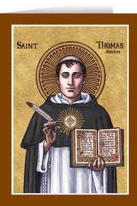 Theophilia St. Thomas Aquinas Greeting Card