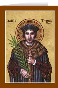 Theophilia St. Thomas More Greeting Card Theophilia St. Thomas More Greeting Card
