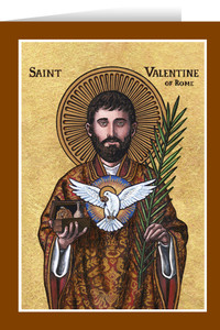 Theophilia Valentine of Rome Greeting Card Theophilia Valentine of Rome Greeting Card
