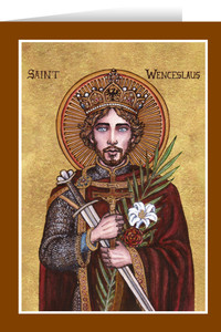Theophilia St. Wenceslaus Greeting Card Theophilia St. Wenceslaus Greeting Card