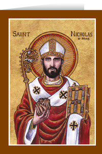 Theophilia St. Nicholas Greeting Card Theophilia St. Nicholas Greeting Card