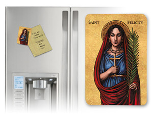 Theophilia St. Felicity Greeting Magnet Theophilia St. Felicity Greeting Magnet