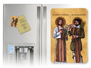 Theophilia Patron Saints of Workers Magnet