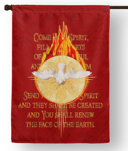 Red Holy Spirit House Flag Red Holy Spirit House Flag