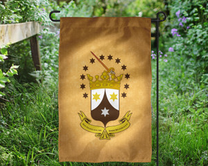 Carmelite Crest Outdoor Garden Flag