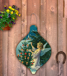 Outdoor Metal Art Vintage Angel Ornament Outdoor Metal Art Vintage Angel Ornament