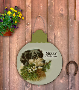 Outdoor Metal Art Vintage Dog Ornament Outdoor Metal Art Vintage Dog Ornament