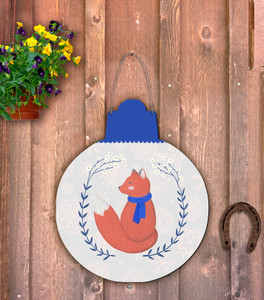 Outdoor Metal Art Fox Ornament Outdoor Metal Art Fox Ornament