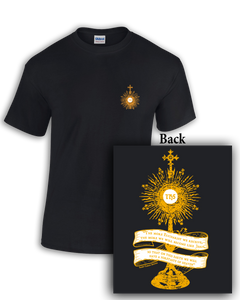 Monstrance St. Carlo Acutis Quote T-Shirt Monstrance St. Carlo Acutis Quote T-Shirt